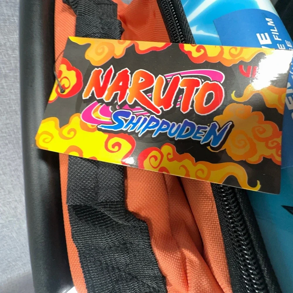 Bioworld Naruto Collapsible Roller Travel Suitcase Rolling Hardshell Bag NEW